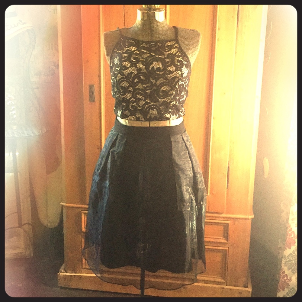 Halter and skirt outfit